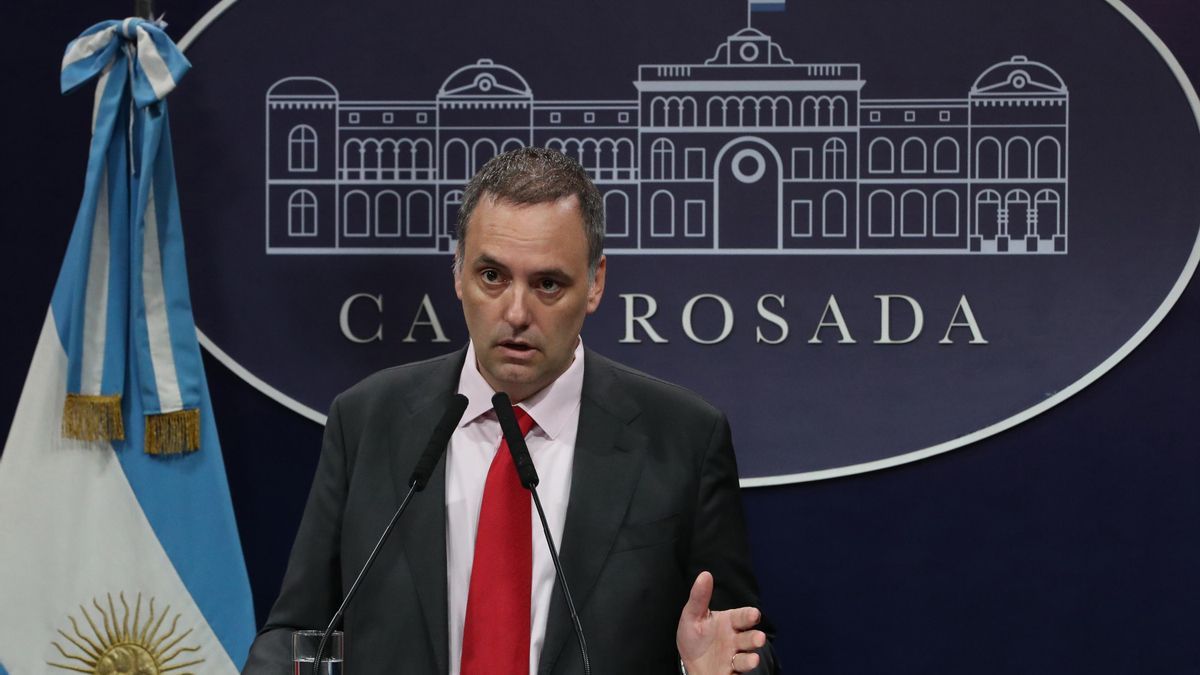 Manuel Adorni, portavoz de la Presidencia argentina