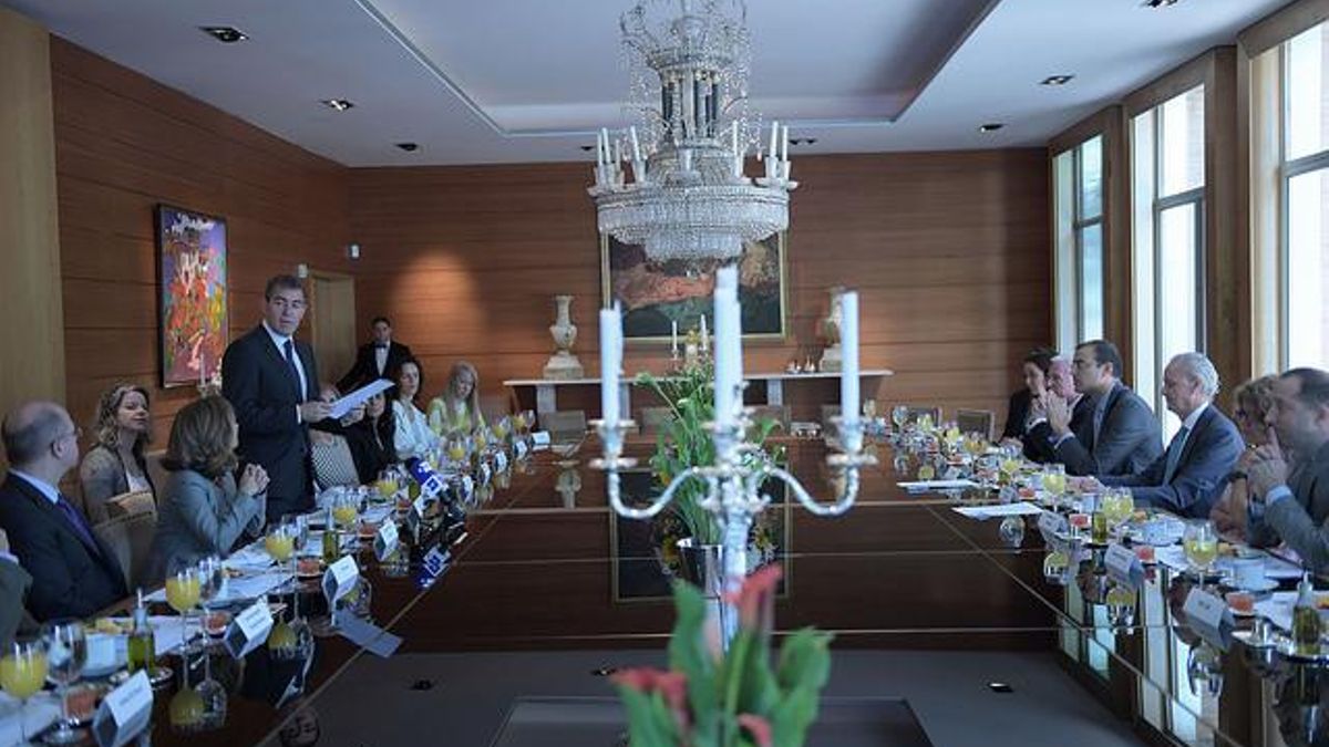 Encuentro de Fernando Clavijo con empresarios en Washington DC