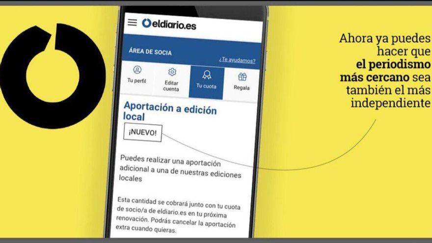 Al hacerte socio/socia ya puedes hacer aportación extra a tu edición local.