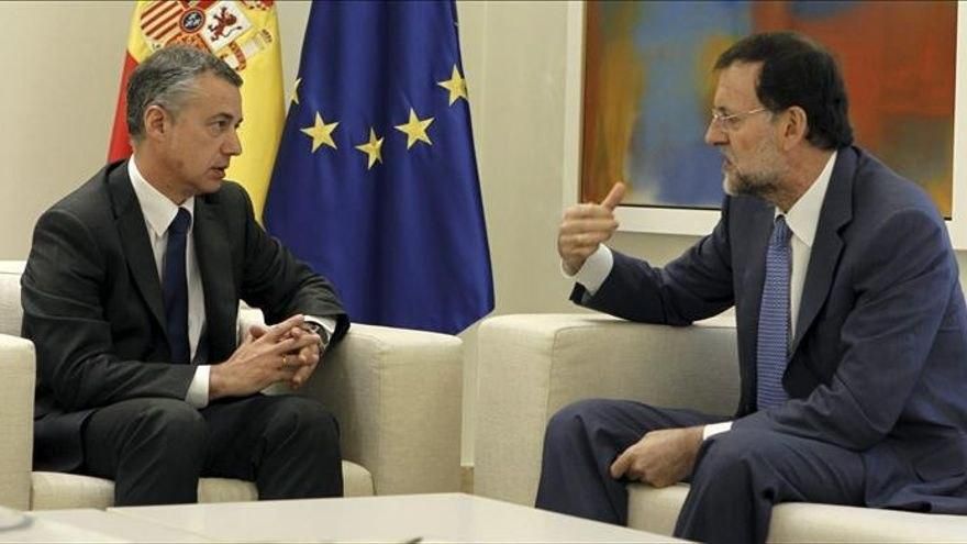Iñigo Urkullu, reunido con Mariano Rajoy, en 2013