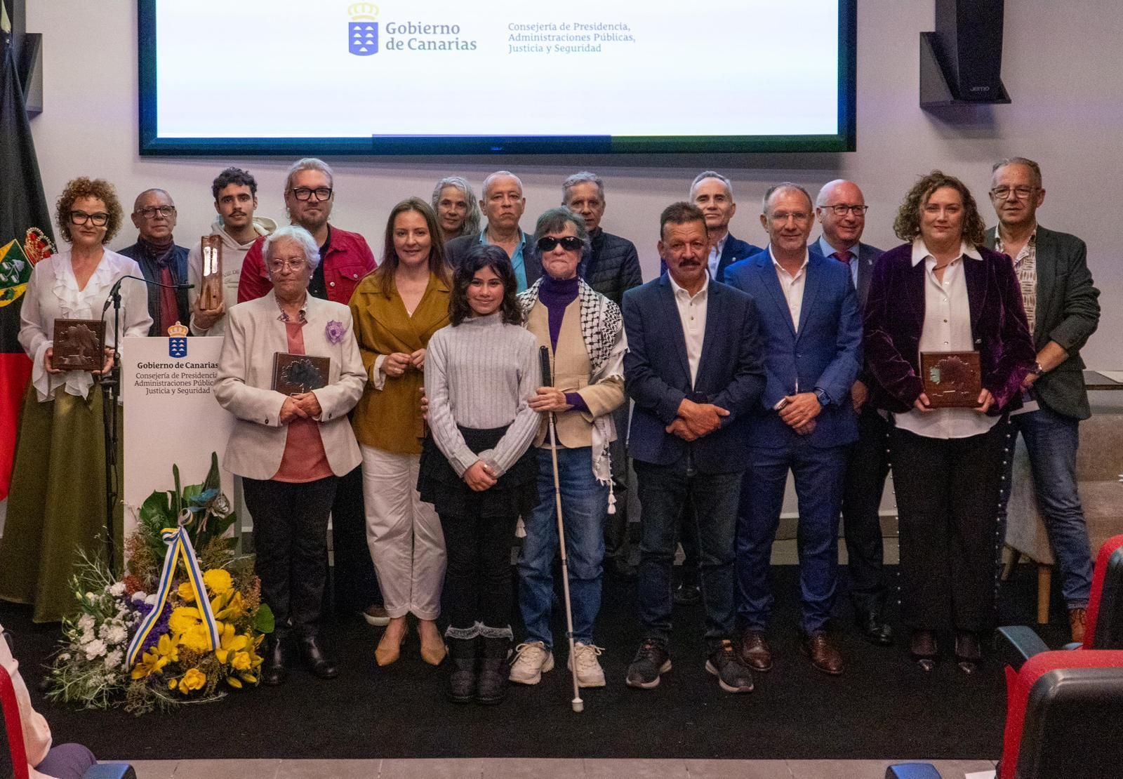 La primera edición del Día de la Memoria Histórica de Canarias se celebró en Fuencaliente.