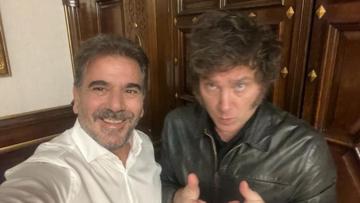 Milei reunido con Cristian Ritondo. El diputado es un aliado clave del Presidente y nexo directo con Mauricio Macri.