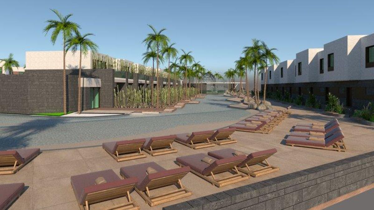 Infografía del proyecto Canarian Hospitality en Lanzarote.