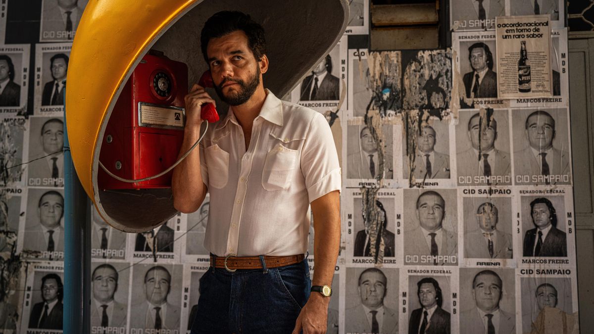 Wagner Moura en una imagen icónica de 'El agente secreto'