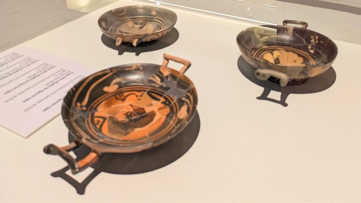 Algunas de las piezas que forman parte de la exposición.