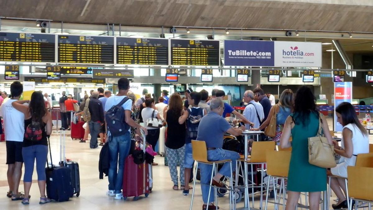 Terminal de Salidas del aeropuerto Tenerife Norte.