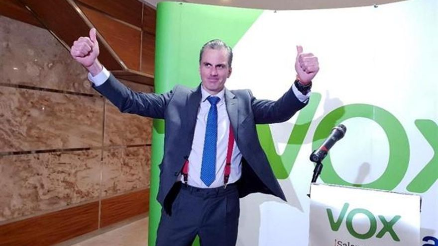 El secretario general de Vox, Javier Ortega Smith, en una imagen de archivo..