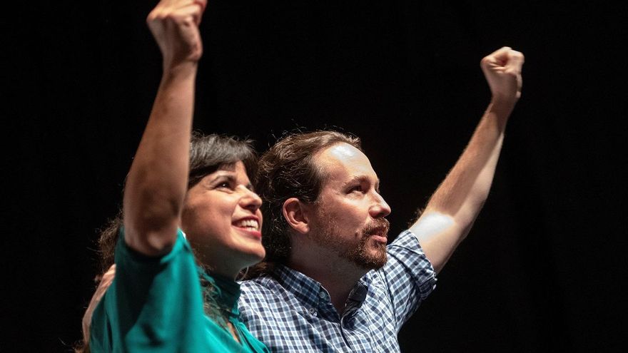 Pablo Iglesias y Teresa Rodríguez, en una imagen de archivo.