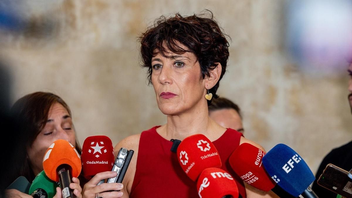 La ministra de Inclusión, Seguridad Social y Migraciones, Elma Saiz, en una imagen de archivo.