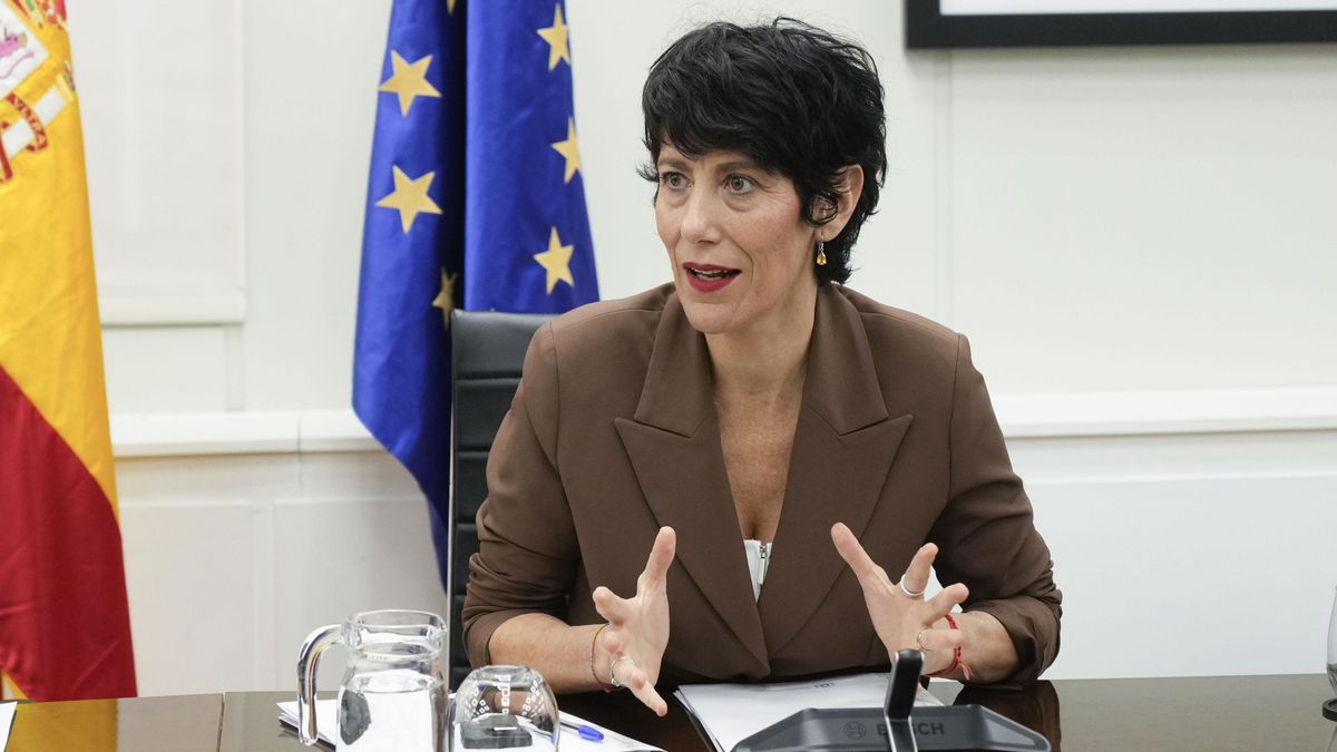 La ministra de Inclusión, Seguridad Social y Migraciones, Elma Saiz, en una imagen de archivo.