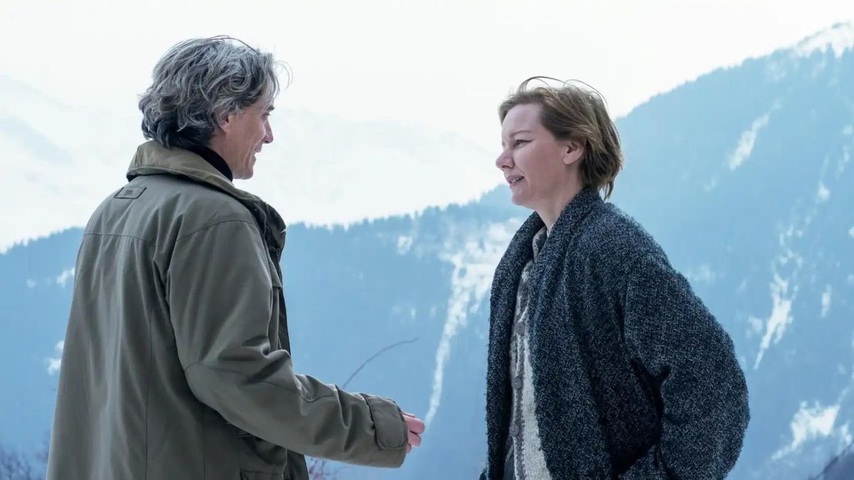 Swann Arlaud y Sandra Hüller en 'Anatomía de una caída'