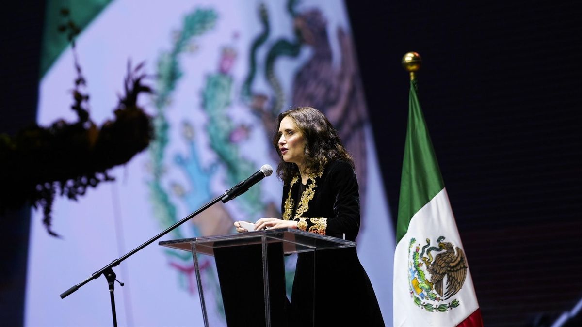 La presidenta de la Comunidad de Madrid, Isabel Díaz Ayuso, en su viaje institucional a México.