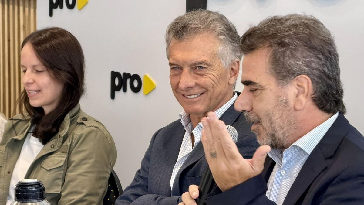 Mauricio Macri y Cristian Ritondo, durante una reunión del PRO de abril 2026.