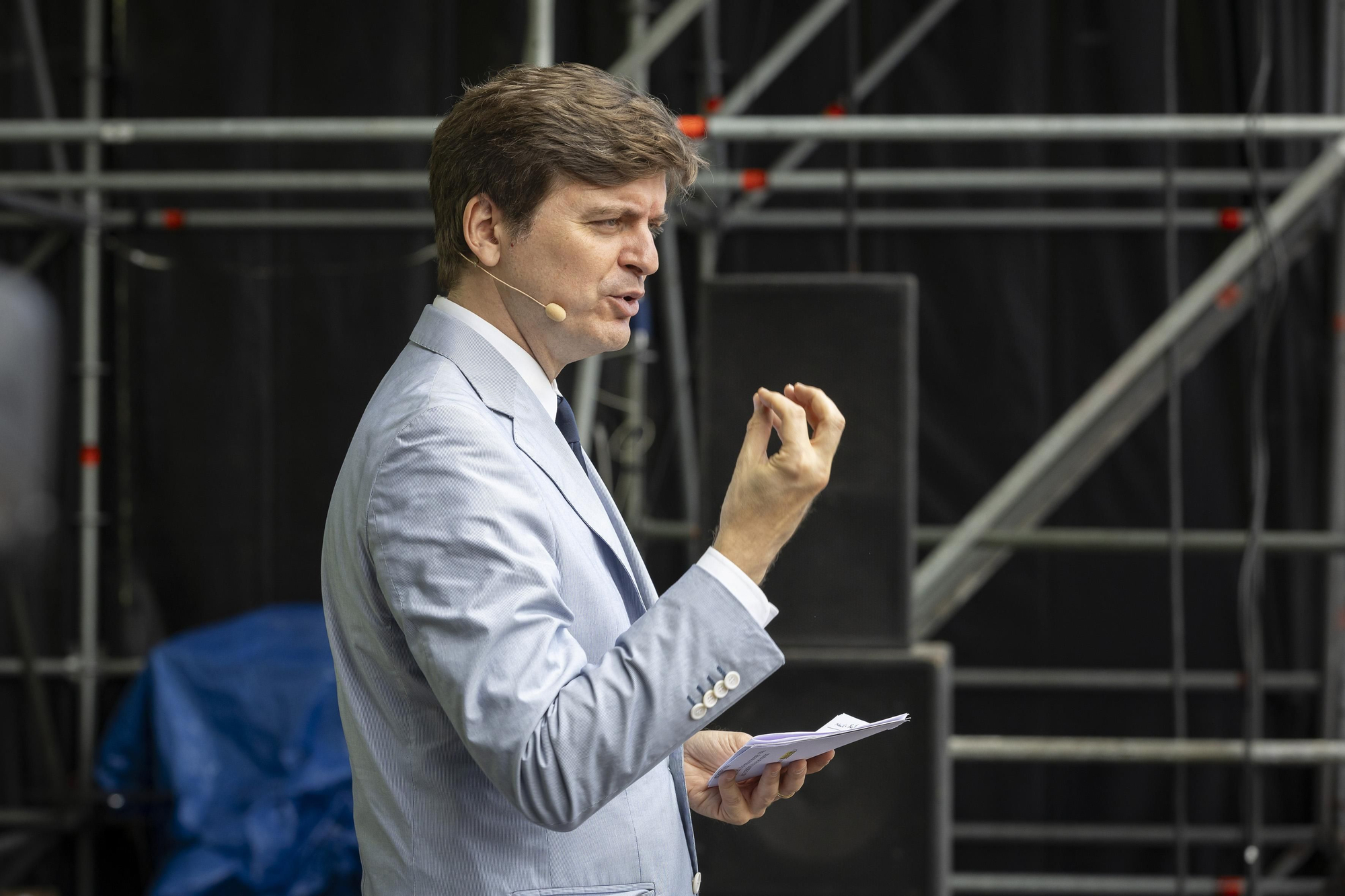 Marc Giró ejerció de genial maestro de ceremonias