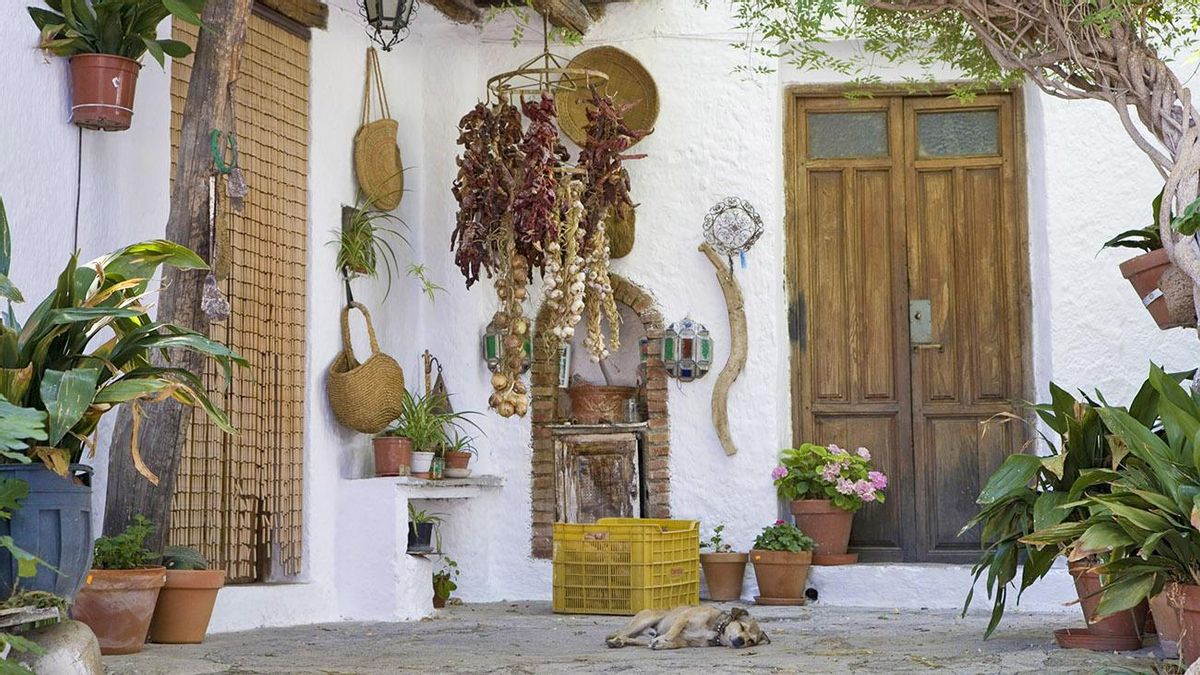 Uno de los rincones bonitos de Bubión, en Granada.
