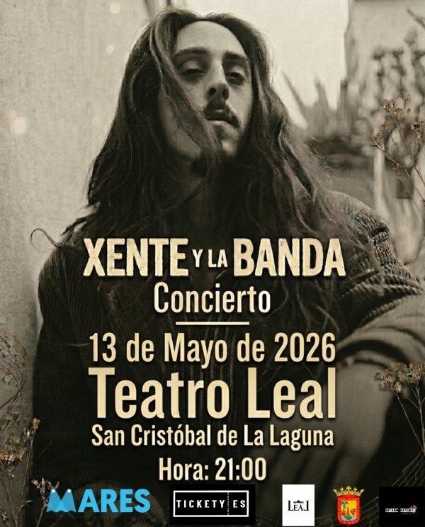 Cartel de la actuación de Xente y Banda.