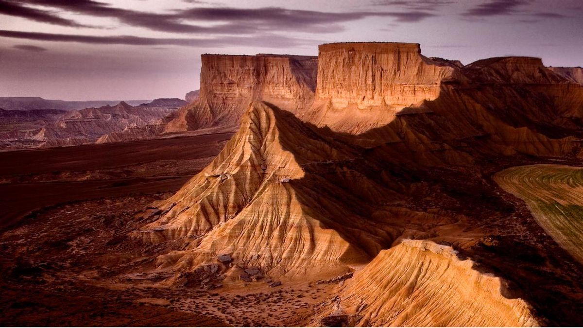 Las Bardenas Reales y sus formaciones.