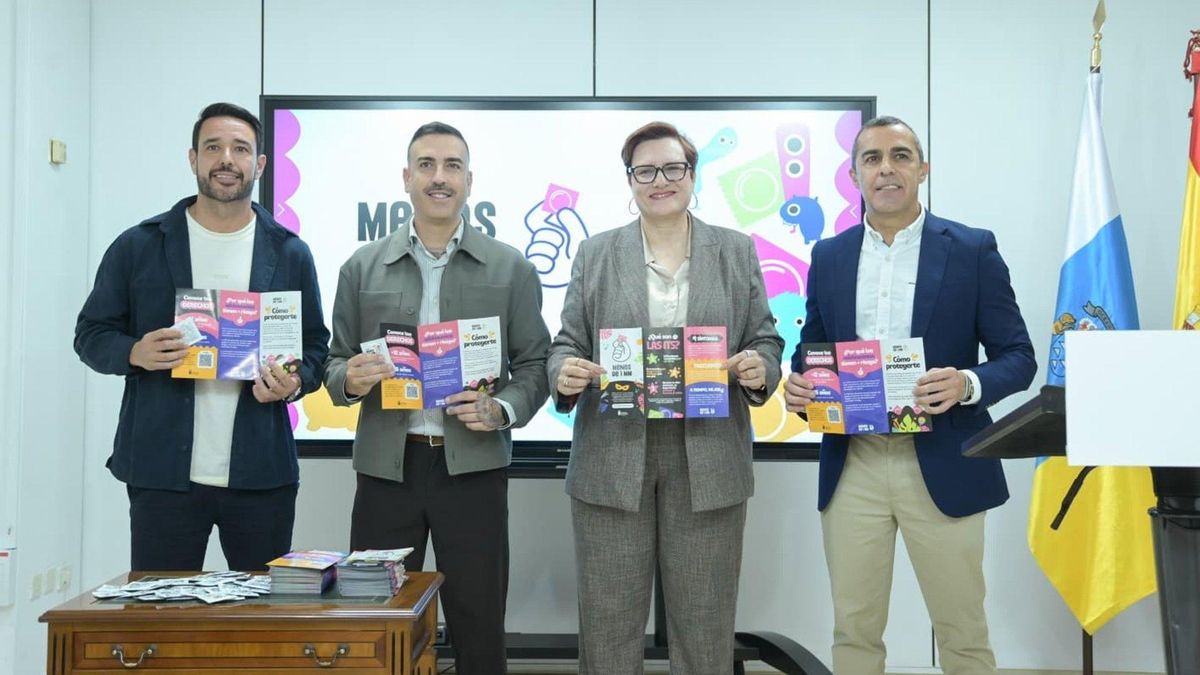 Presentación de la campaña 'Menos de un milímetro' para pervenir ITS en Canarias.