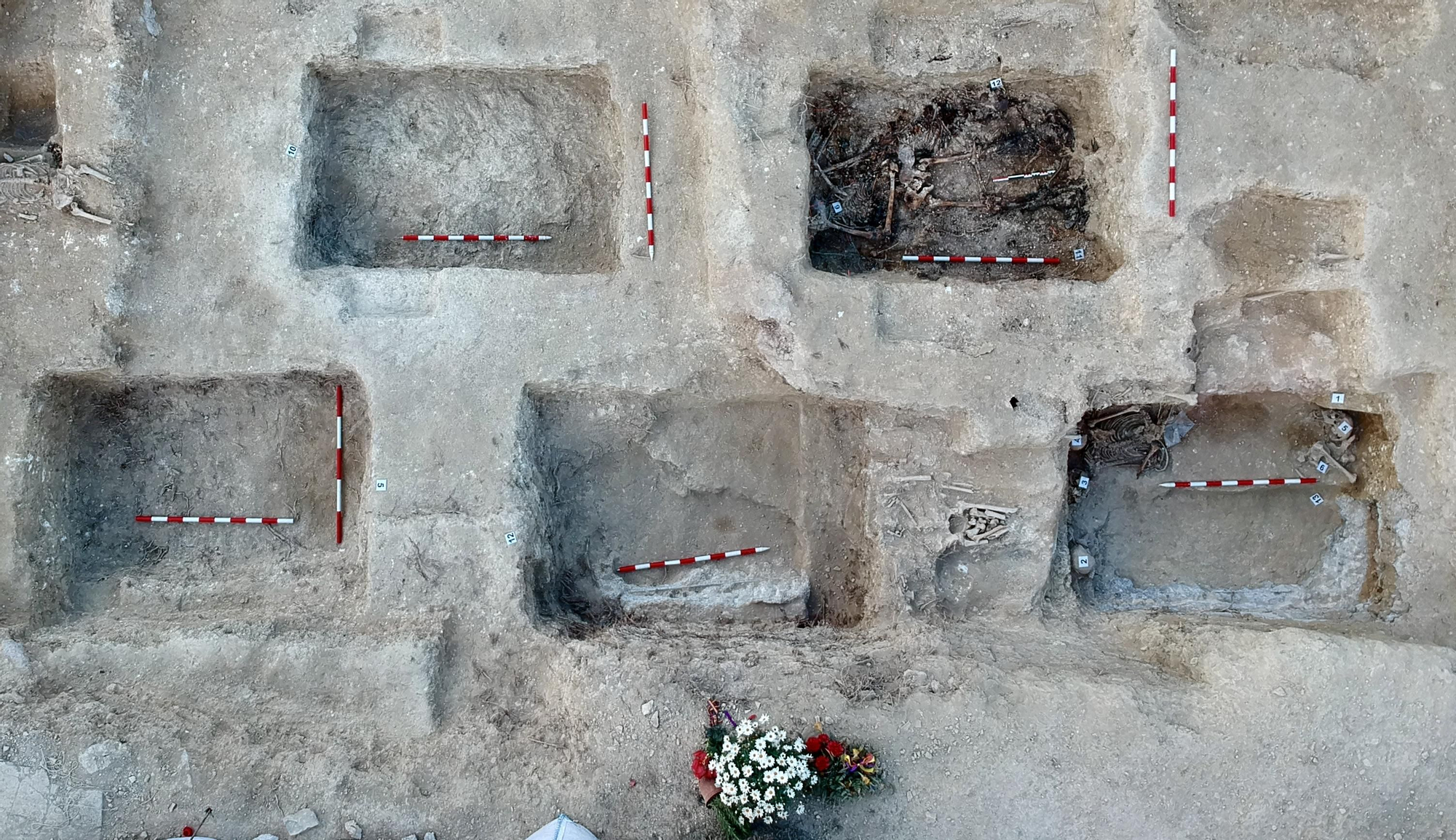 Fosas comunes en el cementerio de Porreres, el municipio mallorquín con más fosas del franquismo
