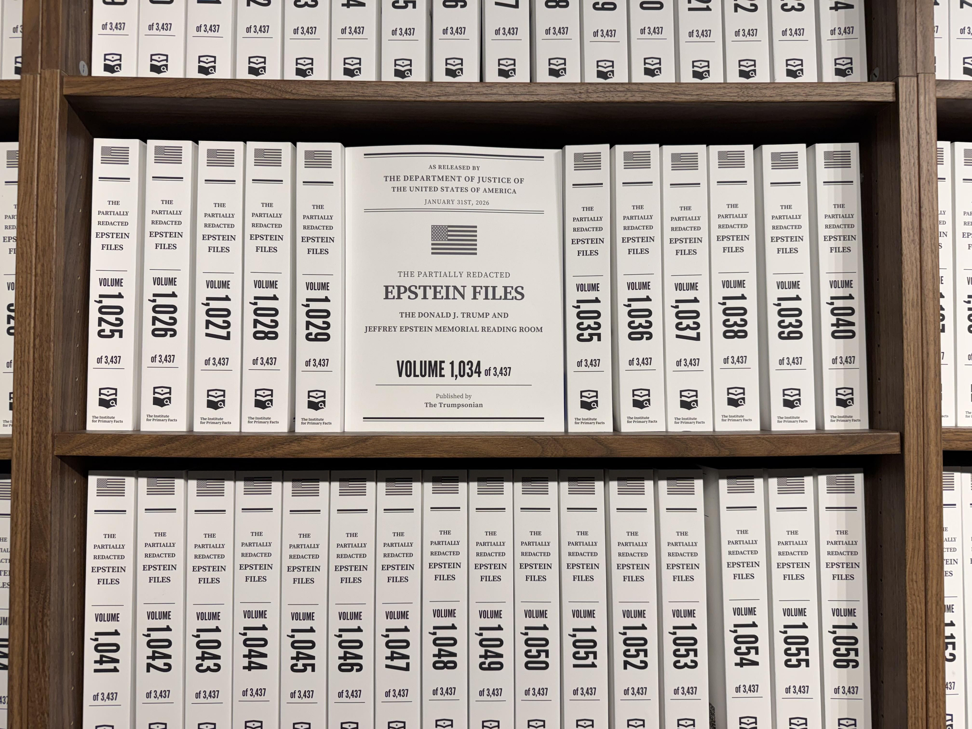 The Donald J. Trump and Jeffrey Epstein Memorial Reading Room.
