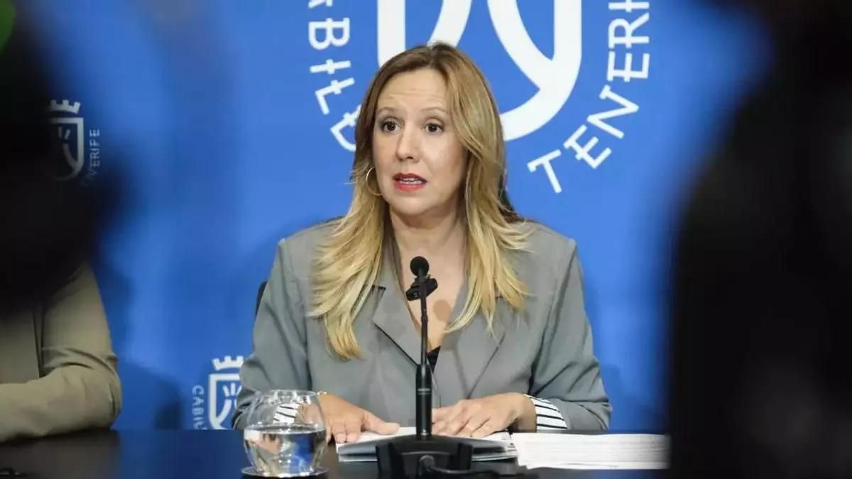Rosa Dávila, presidenta del Cabildo de Tenerife.