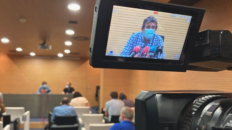 El viceconsejero de Seguridad, Josu Zubiaga
