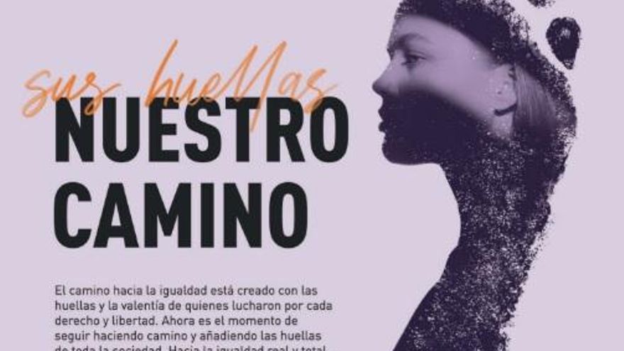 Cartel del Día de la Mujer en Valladolid.