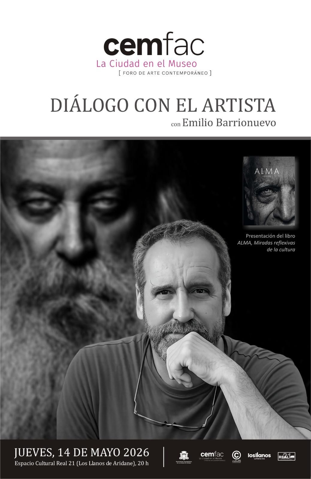 Cartel de la presentación del fotolibro 'Alma'.