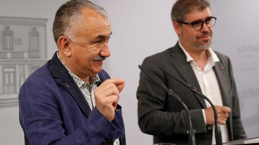 UGT y CCOO exigen al Gobierno que suba más la base mínima de cotización de los autónomos en 2019