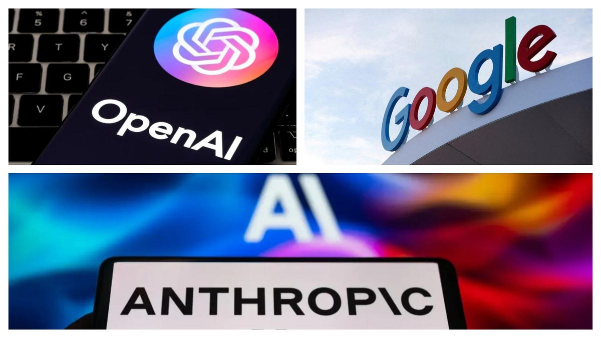 OpenAI, Google y Anthropic, gigantes tecnológicos.
